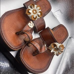 Handmade leather sandals